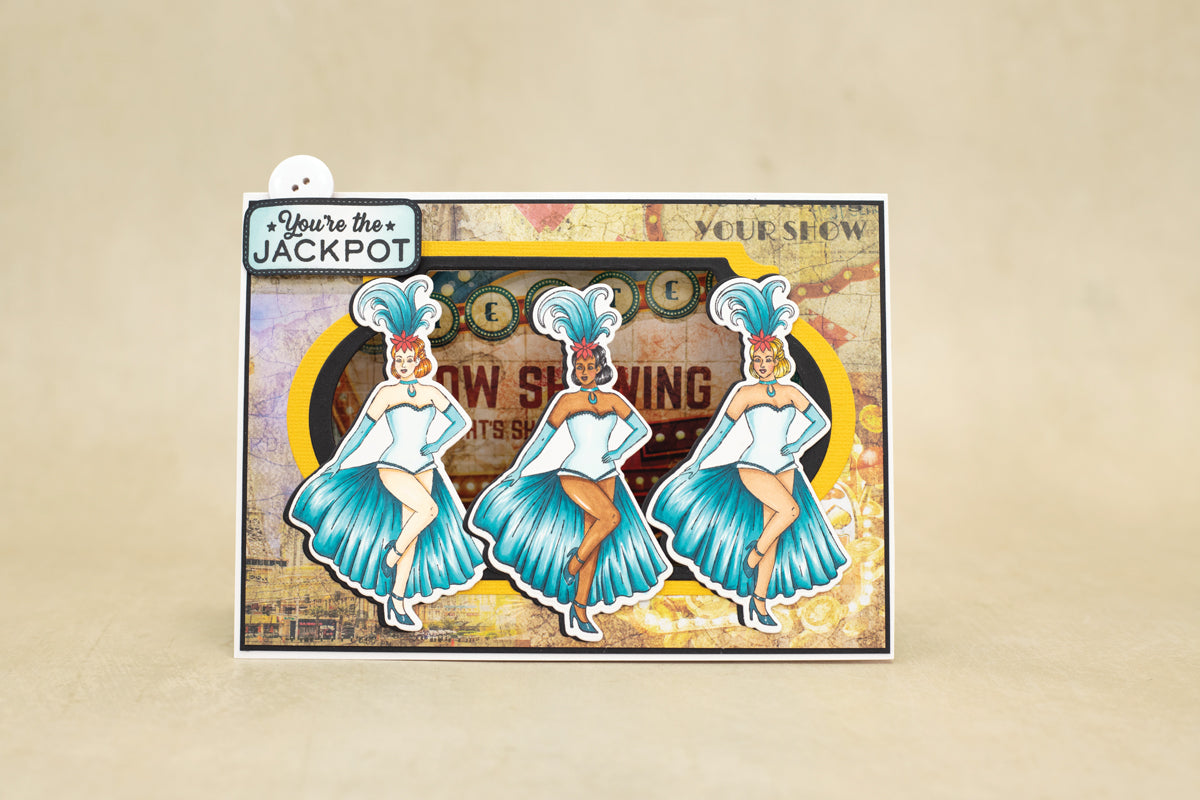 Vintage Vegas Stamp & Die - Showgirl