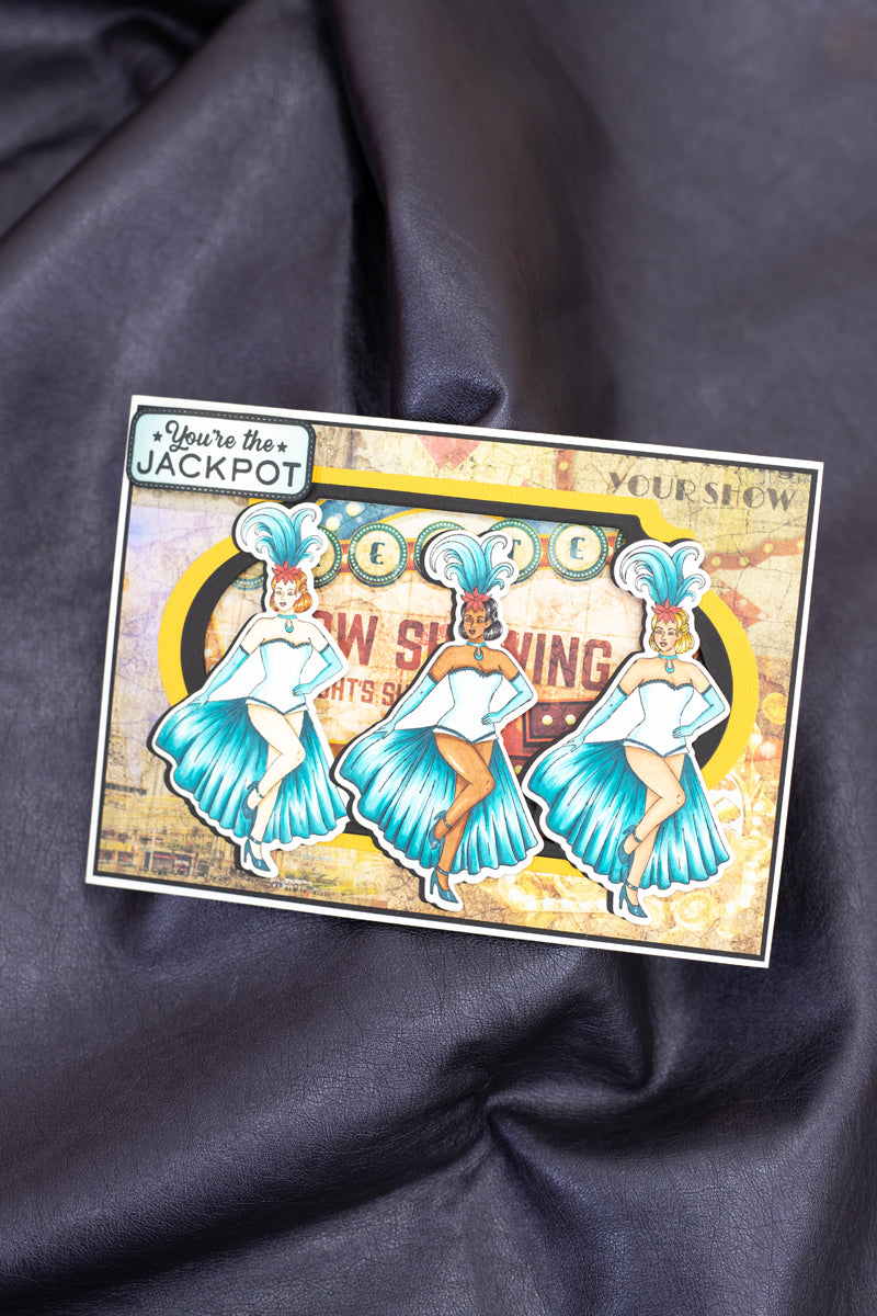 Vintage Vegas Stamp & Die - Showgirl