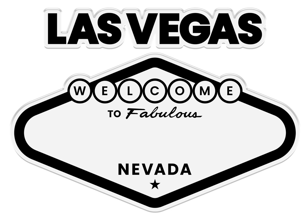 Vintage Vegas Stamp, Die, Stencil & Gems - Fabulous Las Vegas