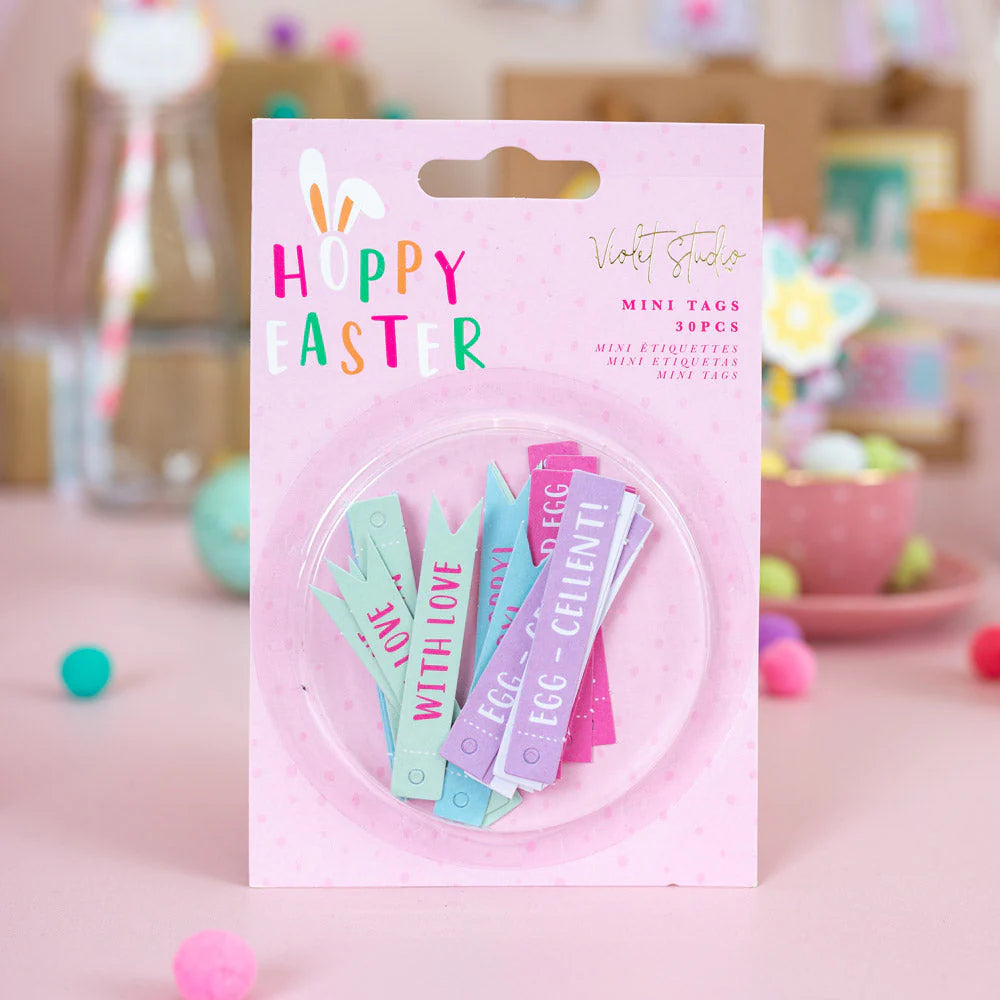 Violet Studio - Mini Tags - Hoppy Easter - 30pcs