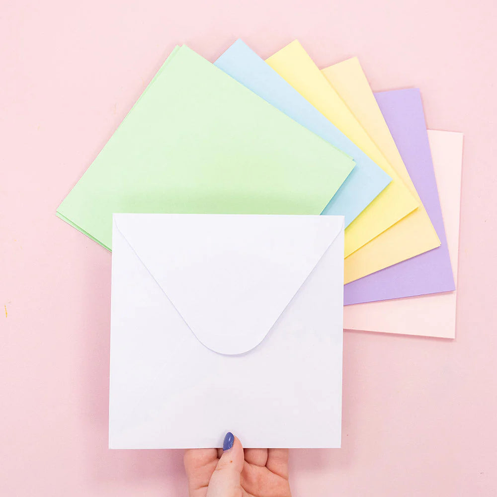 Violet Studios 6 x 6 Card Blanks - Pastels 12 pack