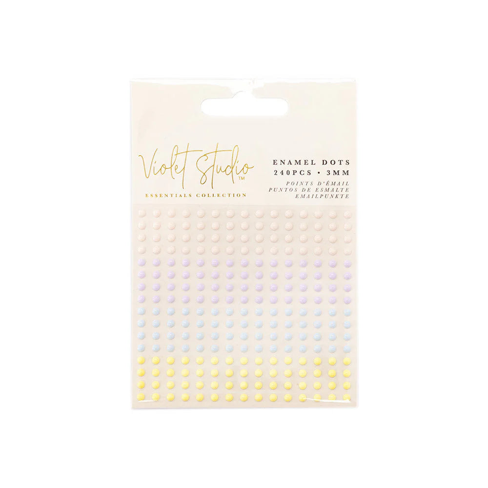 Violet Studio Enamel Dots Pastels - 240pcs - Violet Studios