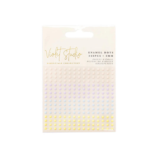 Violet Studio Enamel Dots Pastels - 240pcs - Violet Studios