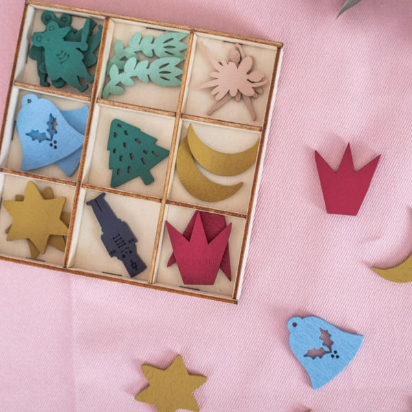 Violet Studios The Nutcracker - Painted Wooden Shapes