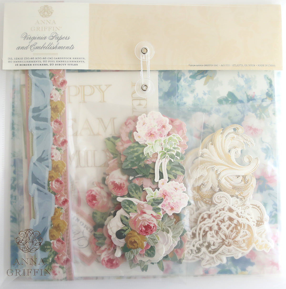 Virginia Papers and Embellishments