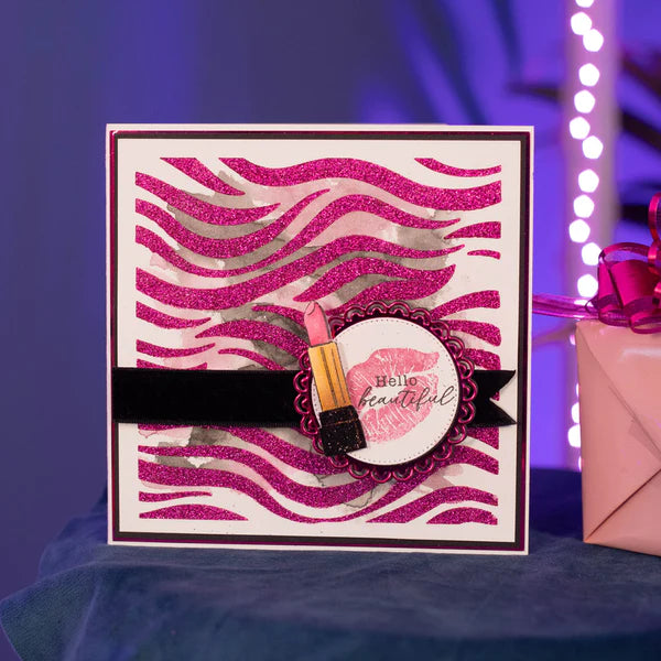 Signature Collection - Wild at Heart - 5" x 7" Embossing Folder - Roar