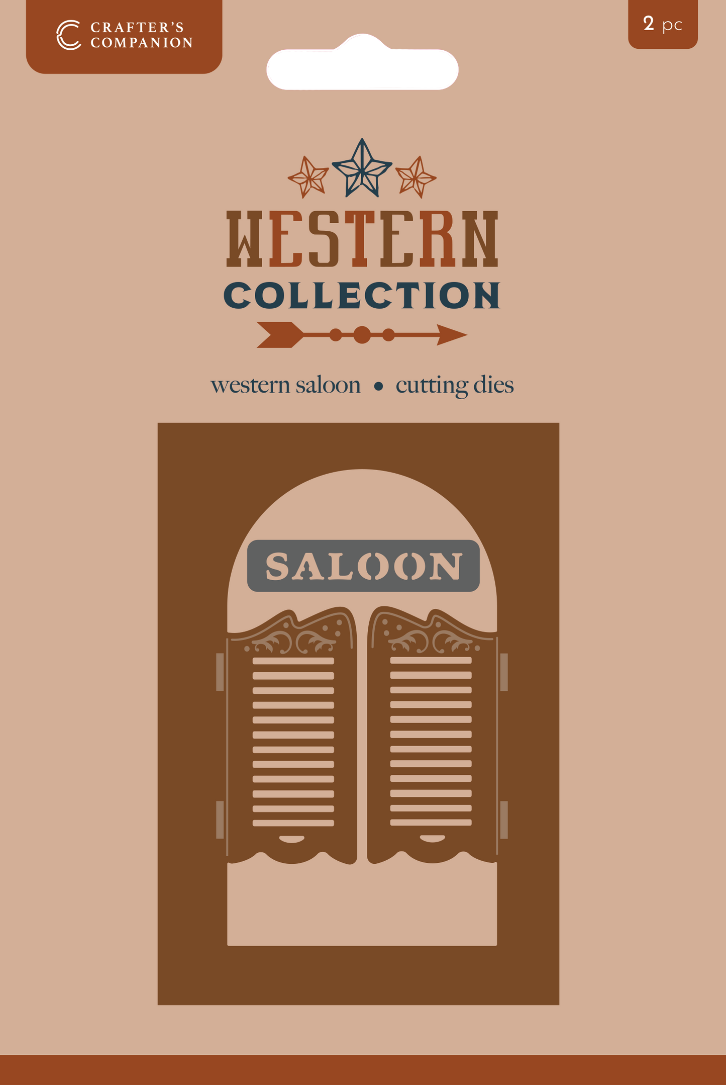 Western Collection Metal Die Create-a-Card - Western Saloon
