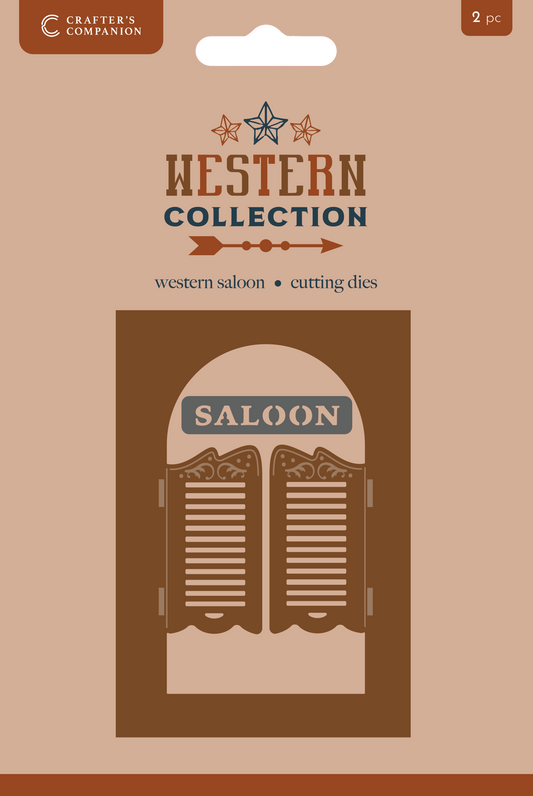 Western Collection Metal Die Create-a-Card - Western Saloon