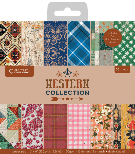 Western Collection 6”x6” Paper Pad 