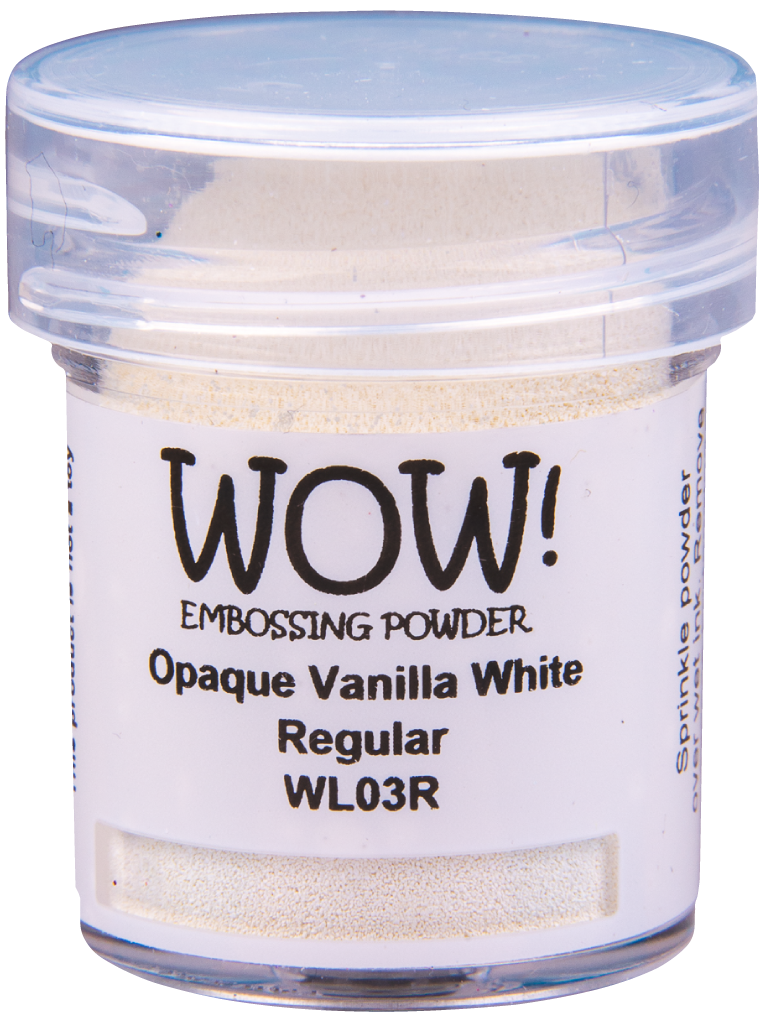 WOW! Embossing Powder - Opaque White - Vanilla White / Small / Regular