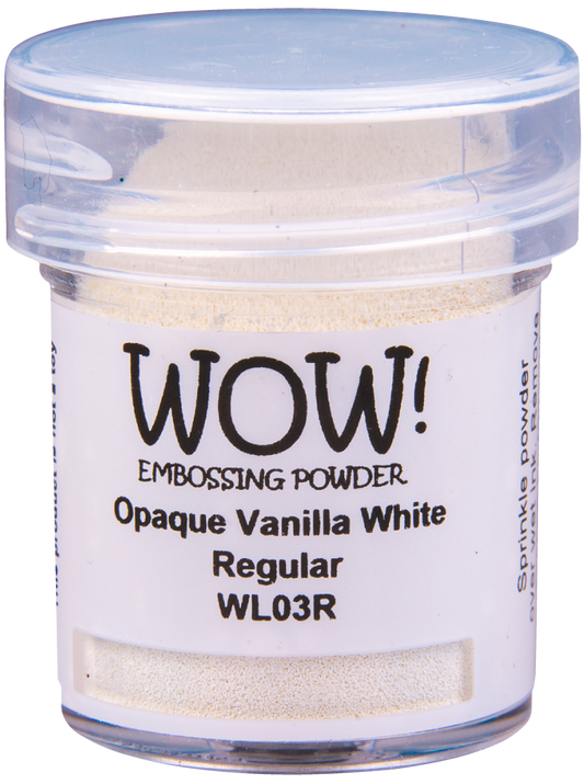 WOW! Embossing Powder - Opaque White - Vanilla White / Small / Regular