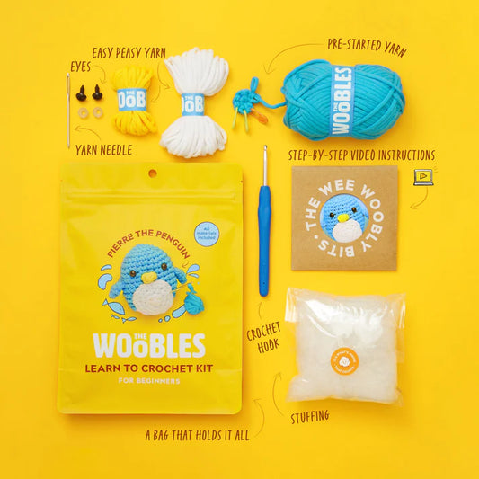 WOobles - Pierre the Penguin Crochet Kit