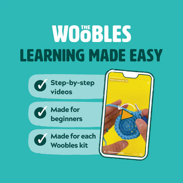 WOobles -Billy the Unicorn Rainbow Crochet Kit