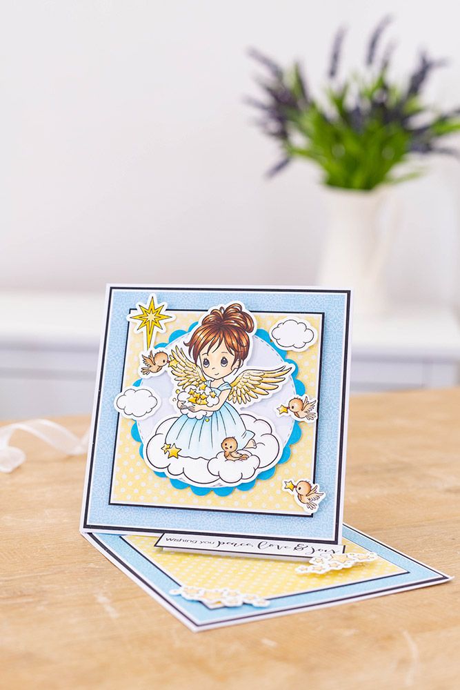 Conie Fong Angel Inspiration Stamp & Die - Twinkle Angel