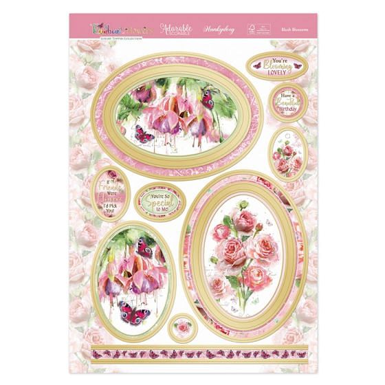 Blush Blooms Luxury Topper Set