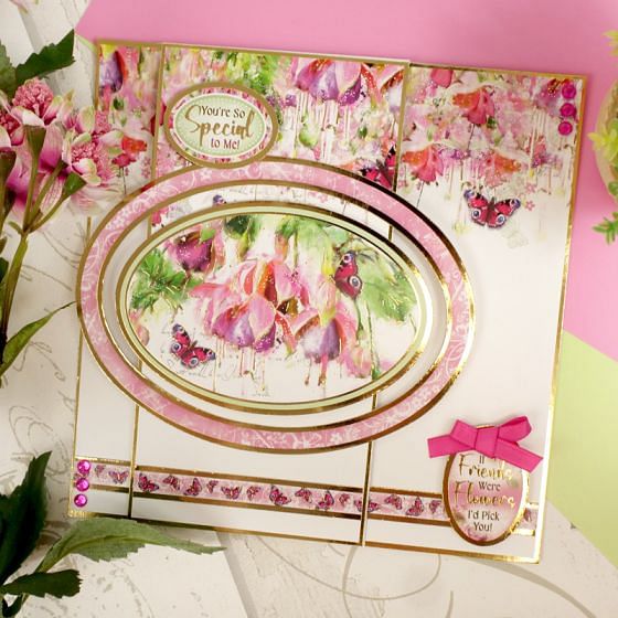 Blush Blooms Luxury Topper Set