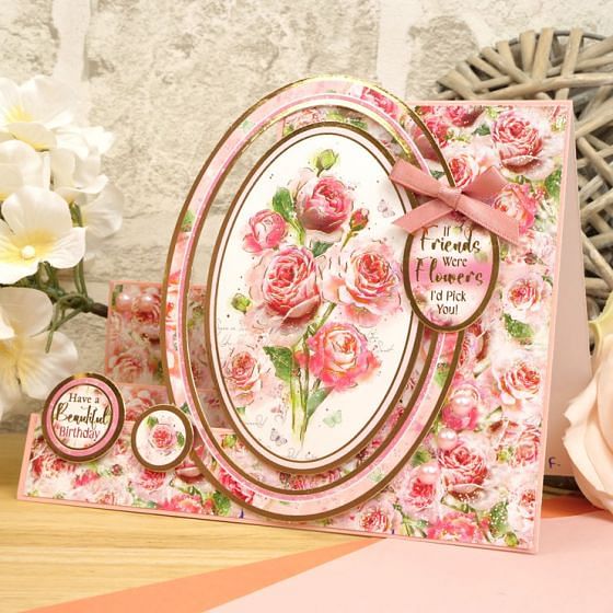 Blush Blooms Luxury Topper Set