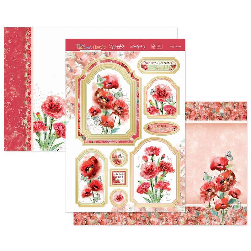 Ruby Blooms Luxury Topper Set Ruby Blooms Luxury Topper Set