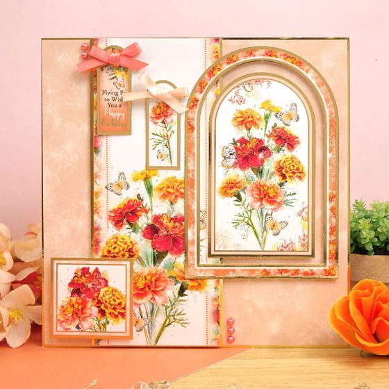 Sunset Flourishes Luxury Topper Set