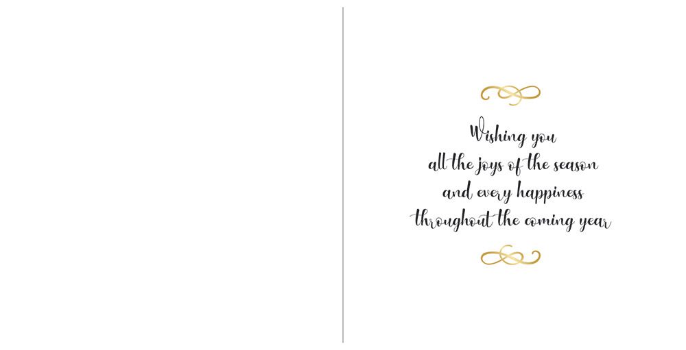 Crafters Companion 5.5" x 5.5" Insert Pad – Christmas Wishes (Gold & Silver)