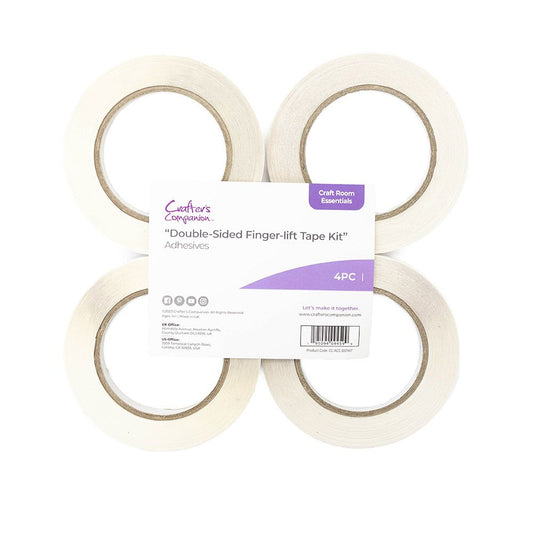 Crafters Companion Double-Sided Finger-lift Tape Kit – 4 rolls