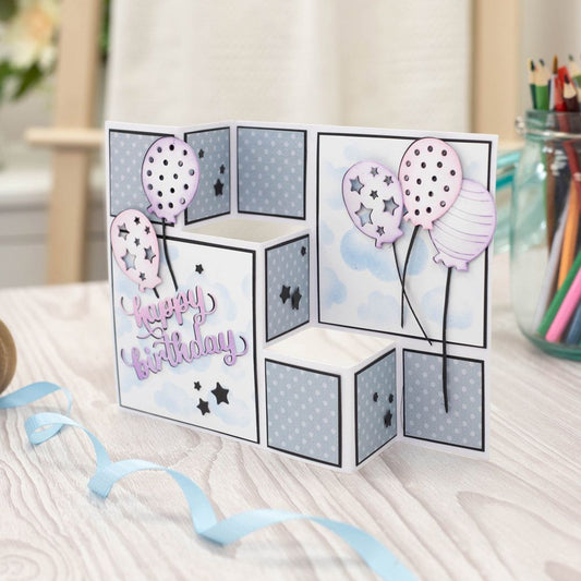 Crafters Companion Shaped Concept Card Bases & Envelopes - Tri-fold Shutter Card