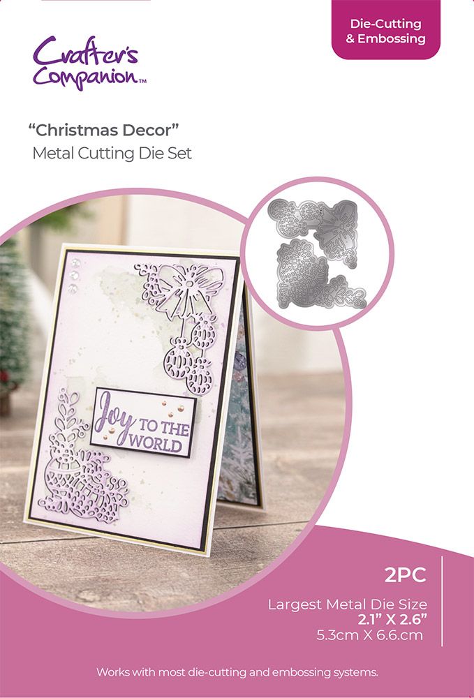 Crafters Companion Christmas Corner Die - Christmas Decor
