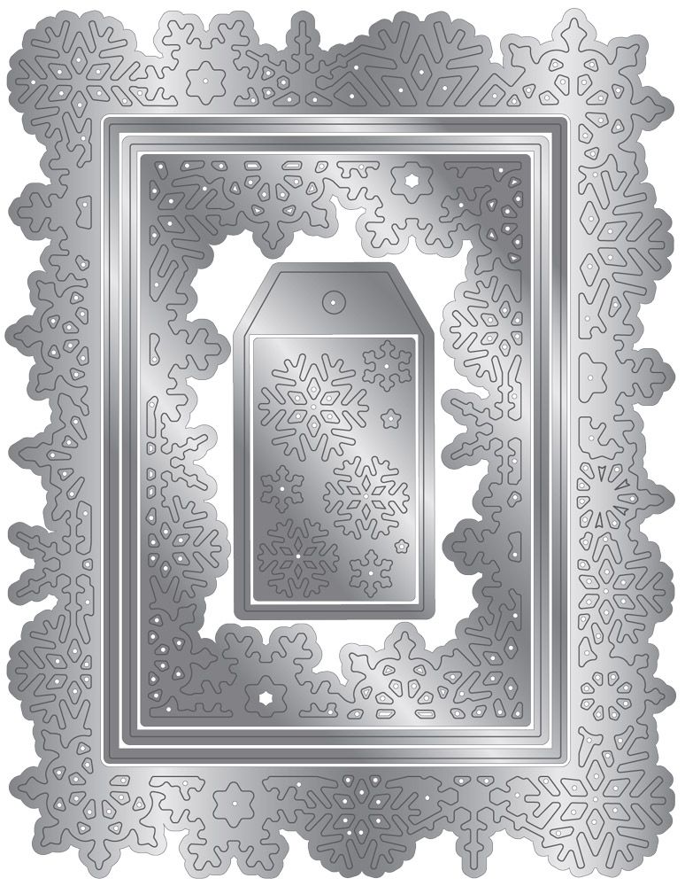 Crafter’s Companion Christmas Nesting Die - Shimmering Snowflakes