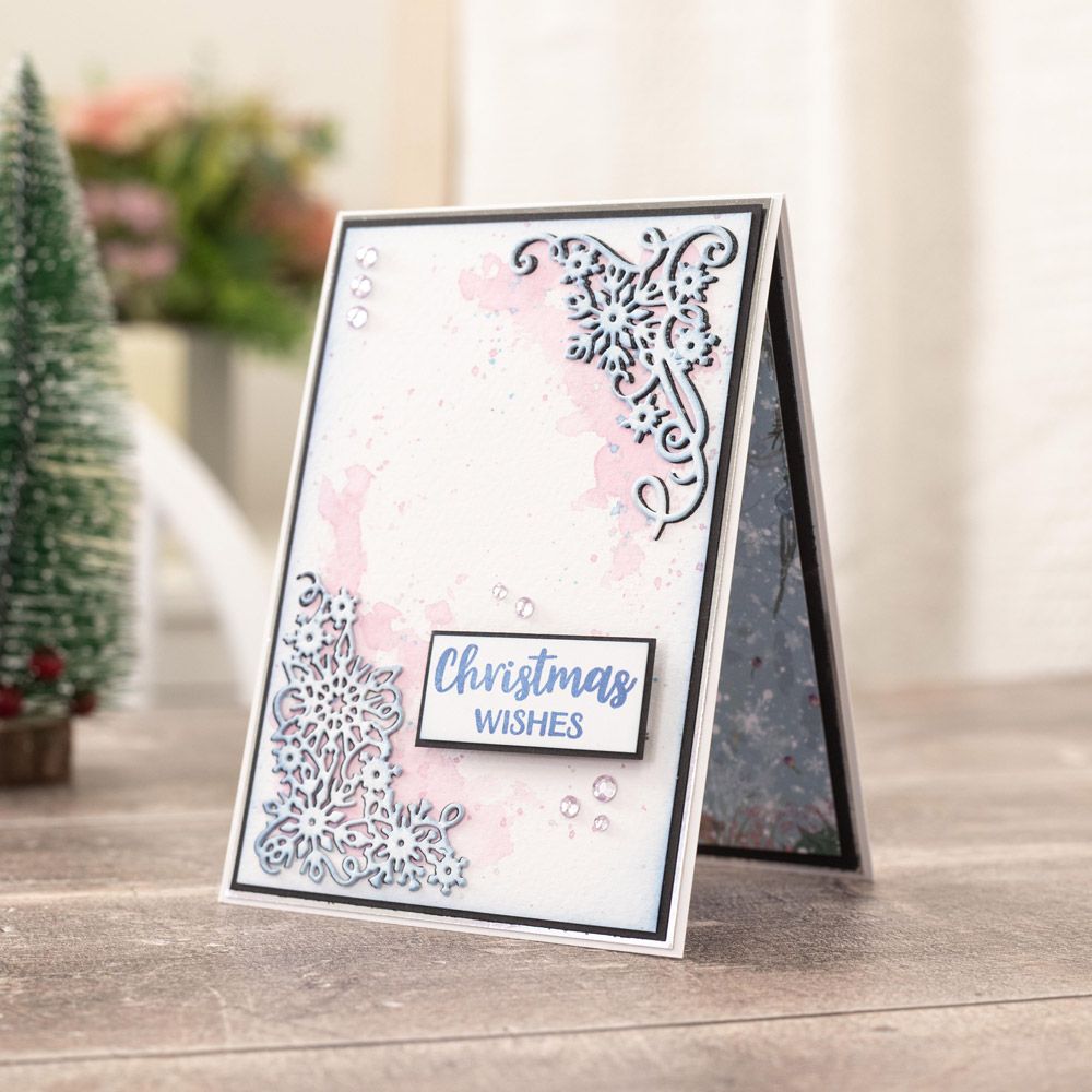 Crafters Companion Christmas Corner Die - Snow Crystals