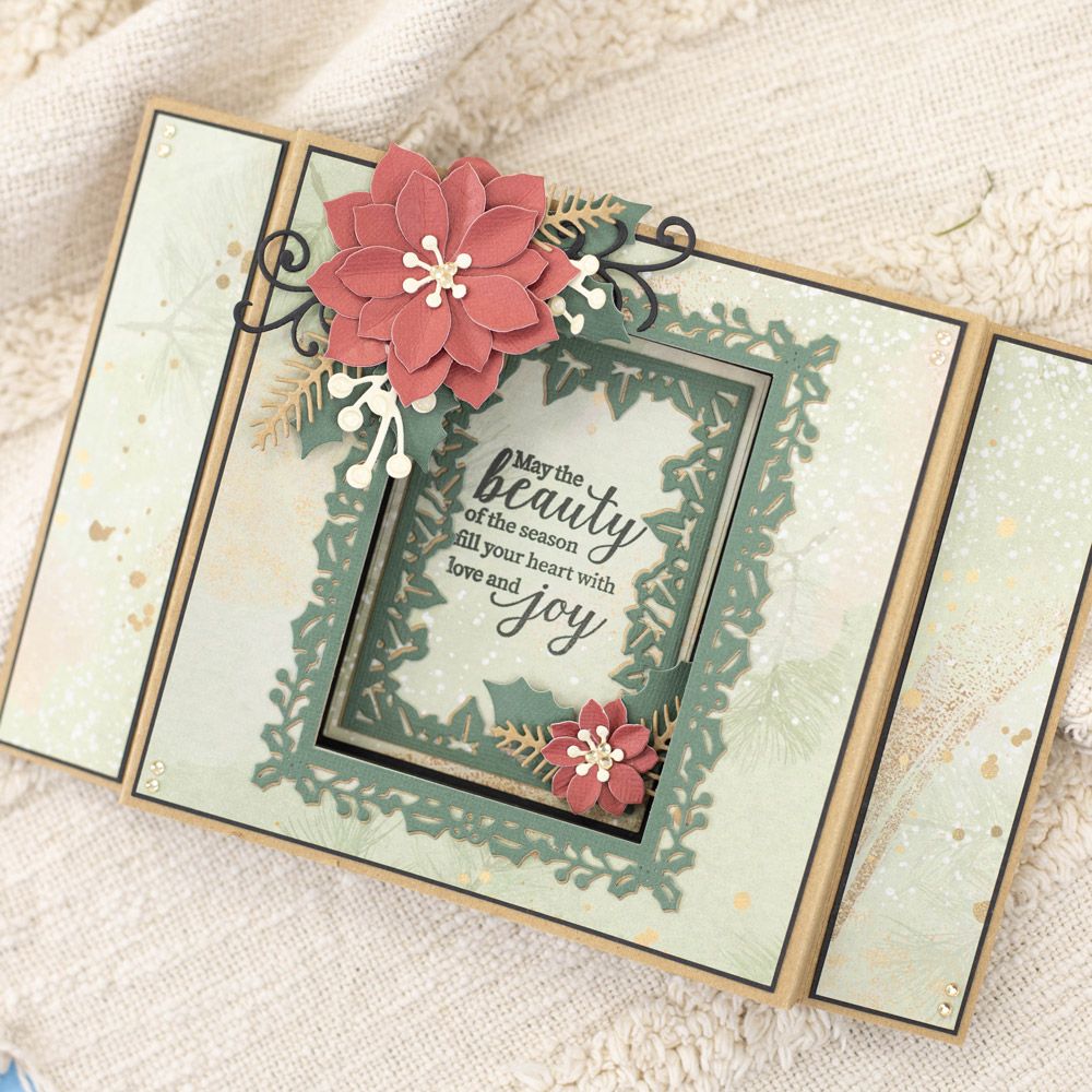 Crafter’s Companion Christmas Nesting Die - The Holly & The Ivy