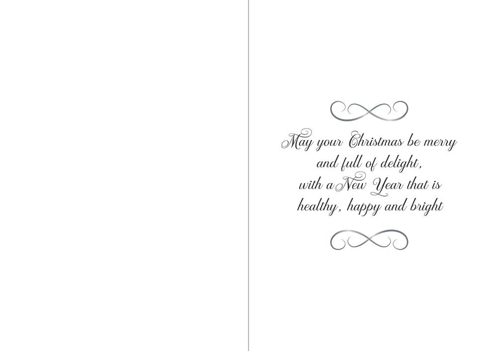 Crafters Companion 5" x 7" Insert Pad – Seasons Greetings (Gold & Silver)