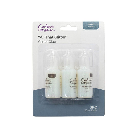 CC-MME-GG-ATGL Crafters Companion-Mixed Media - Glitter Glue – All That Glitters