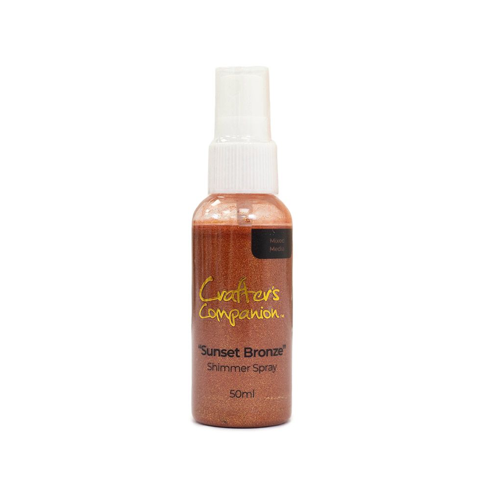 Crafters Companion Shimmer Spray - Sunset Bronze