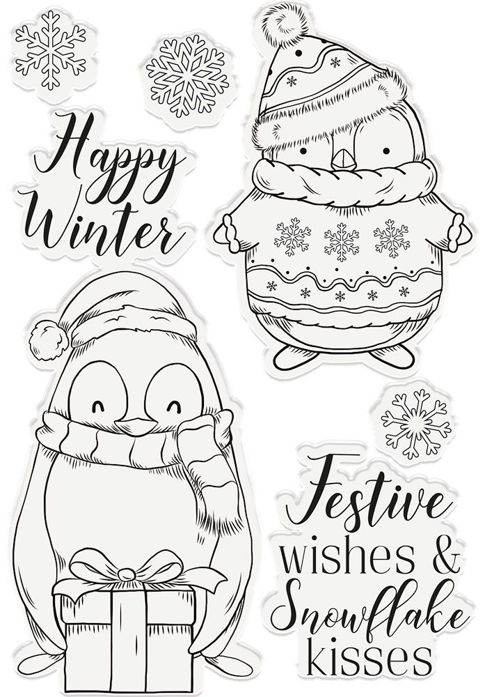 Crafters Companion Photopolymer Stamp - Happy Winter