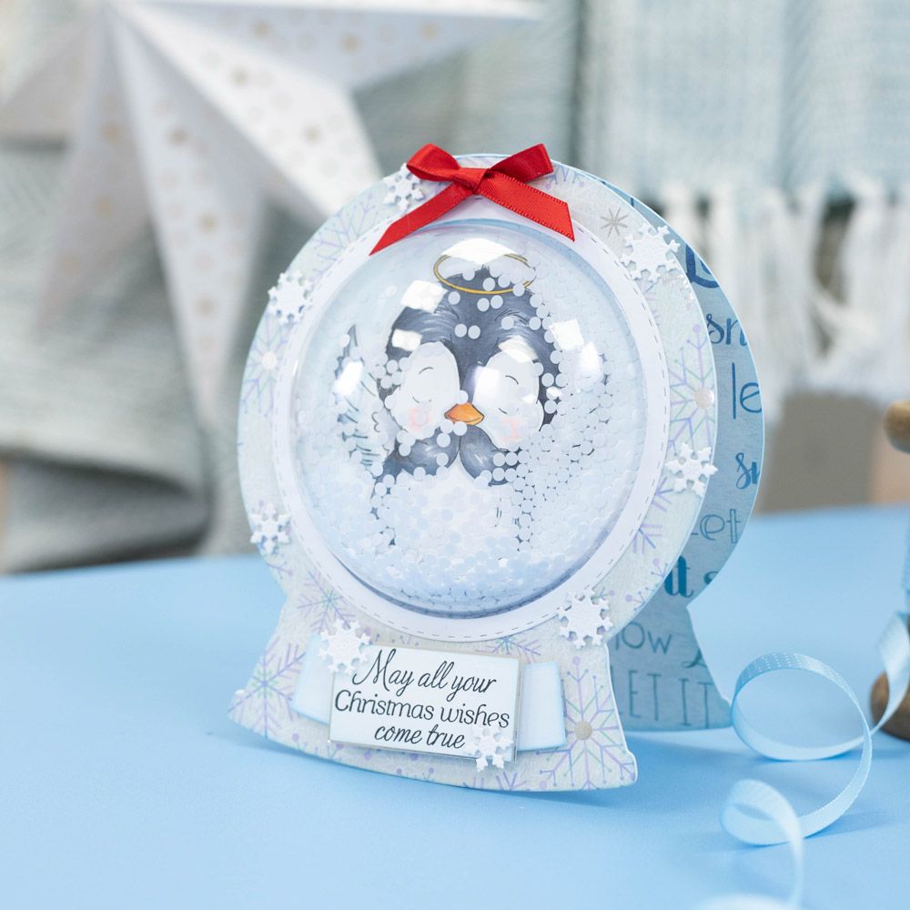 Crafters Companion Cute Penguin Stamps - Christmas Blessings