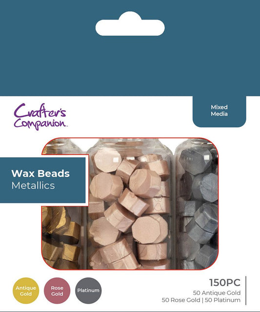 Crafters Companion Wax Seal Beads - Metallics