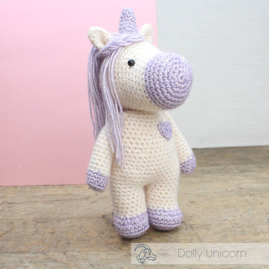 Hardicraft USA - DIY Crochet Kit - Dolly Unicorn
