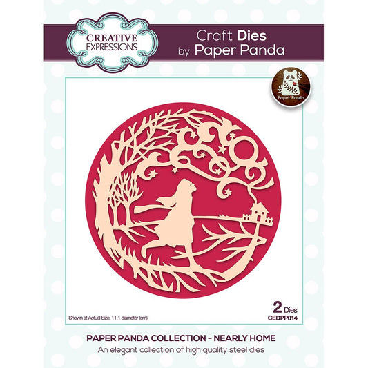 Creative Expressions Paper Panda Nearly Home Craft Die