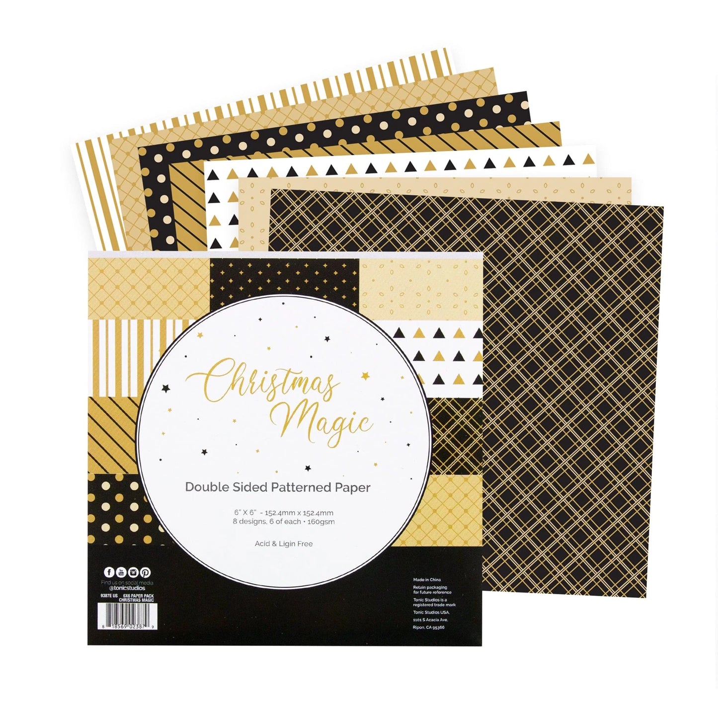 Craft Perfect - 6x6 Paper Packs - Christmas Magic - 9387e