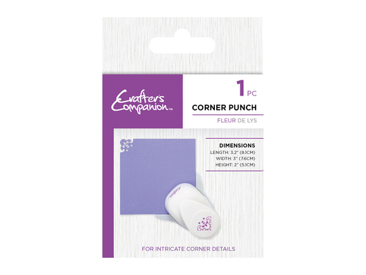 Crafters Companion Corner Punch - Fleur de Lys