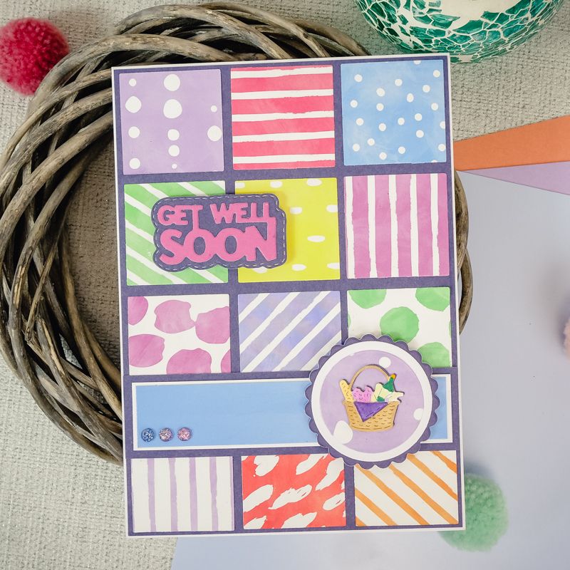 Duo Design Paper Pads - Doodle Dots & Sketched Stripes