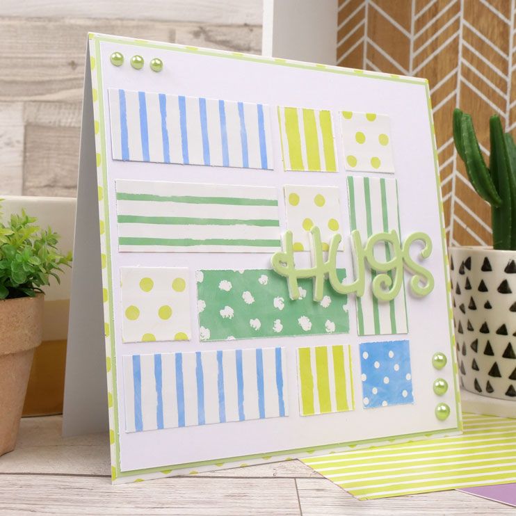 Duo Design Paper Pads - Doodle Dots & Sketched Stripes