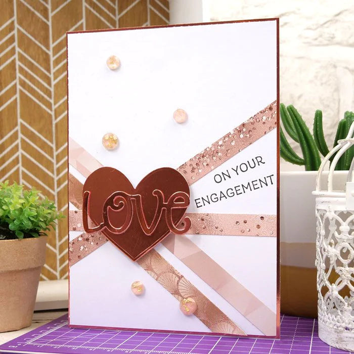 Duo Design Paper Pads - Rosy Gold & Brushed Metal