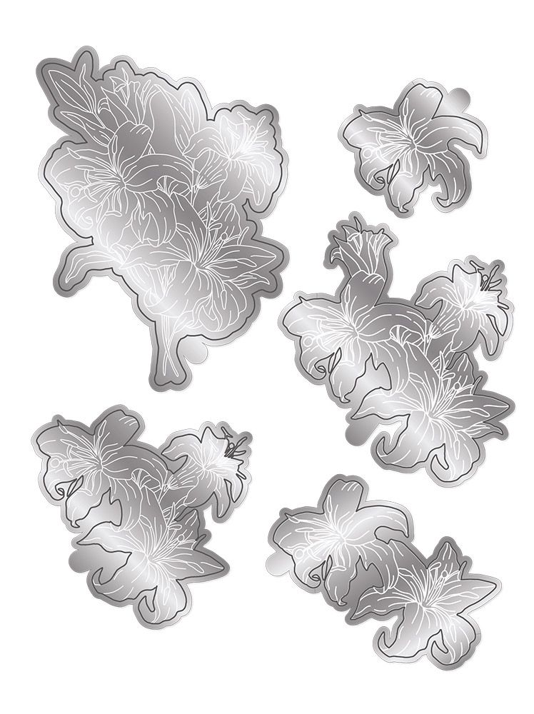 Gemini Elements Metal Die - Beautiful Lilies