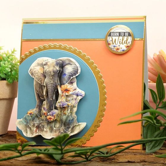 Brilliant Beasts Decoupage Topper Sheet