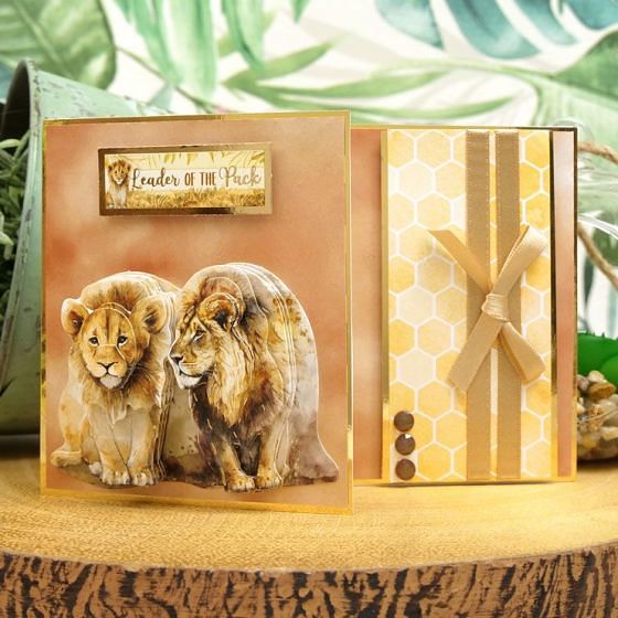 Brilliant Beasts Decoupage Topper Sheet