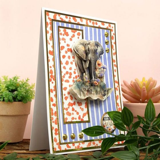 Brilliant Beasts Decoupage Topper Sheet