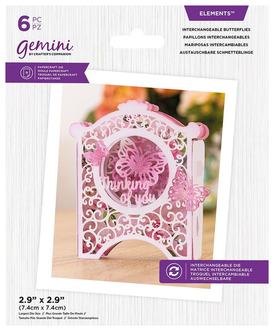 Gemini Elements Die - Interchangeable Butterflies