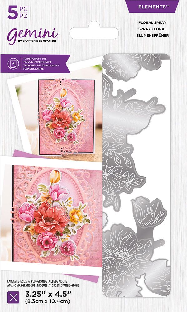 Gemini Elements Die - Floral Spray