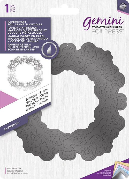 Gemini - Foil Stamp ‘N’ Cut Die - Bretagna - Frame